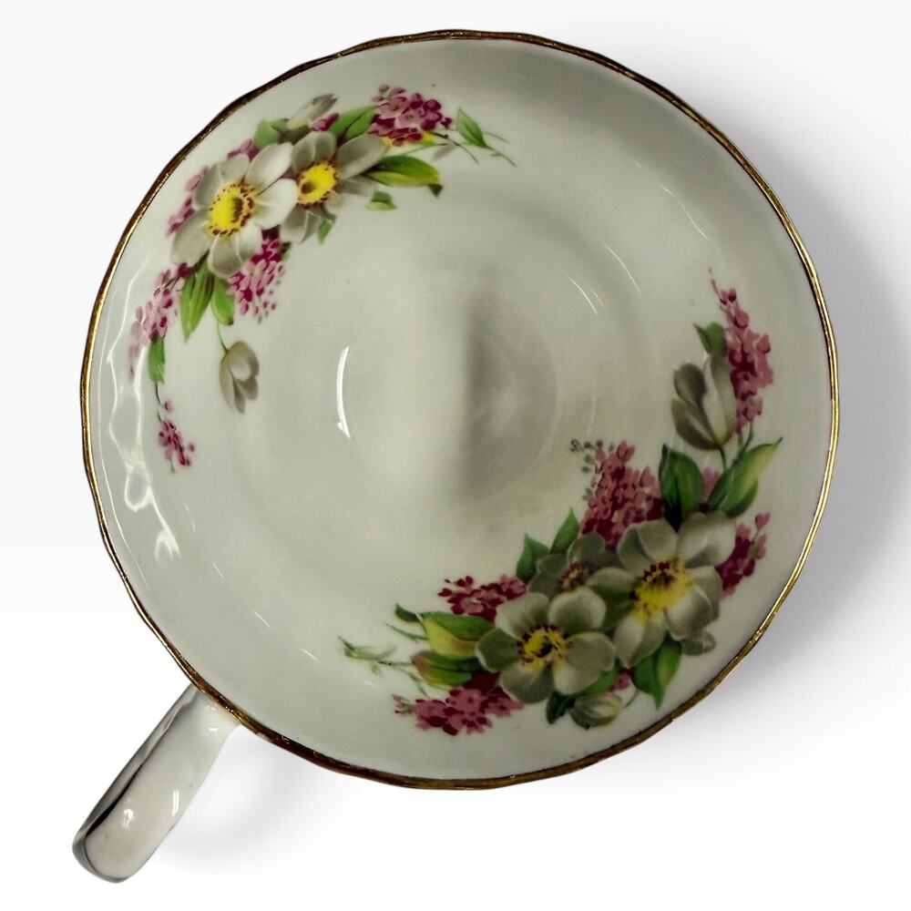 Stanley Teacup & Saucer Floral Bouquet Gold Trim Fine Bone China England - Picture 11 of 11